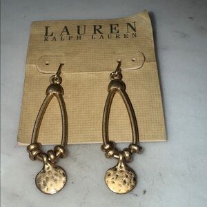 Lauren Ralph Lauren Gold Tone Dangle Earrings